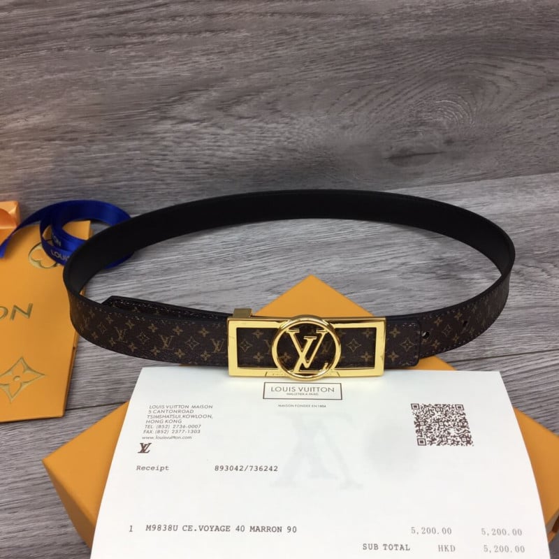 Louis Vuitton Dauphine 25mm Reversible Belt M0125 view 2