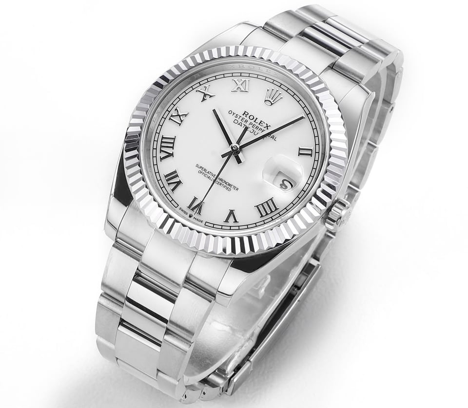 [Super Clone] Rolex Datejust 41mm White Dial view 3