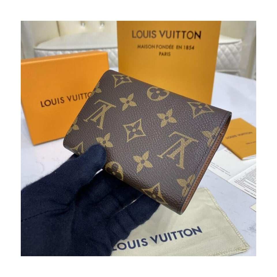 Louis Vuitton Monogram Canvas Victorine Wallet Brown view 3