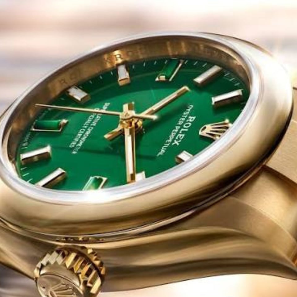 [Superclone] Rolex Oyster Perpetual 28mm Green Stone Dial Oyster 276208 view 4
