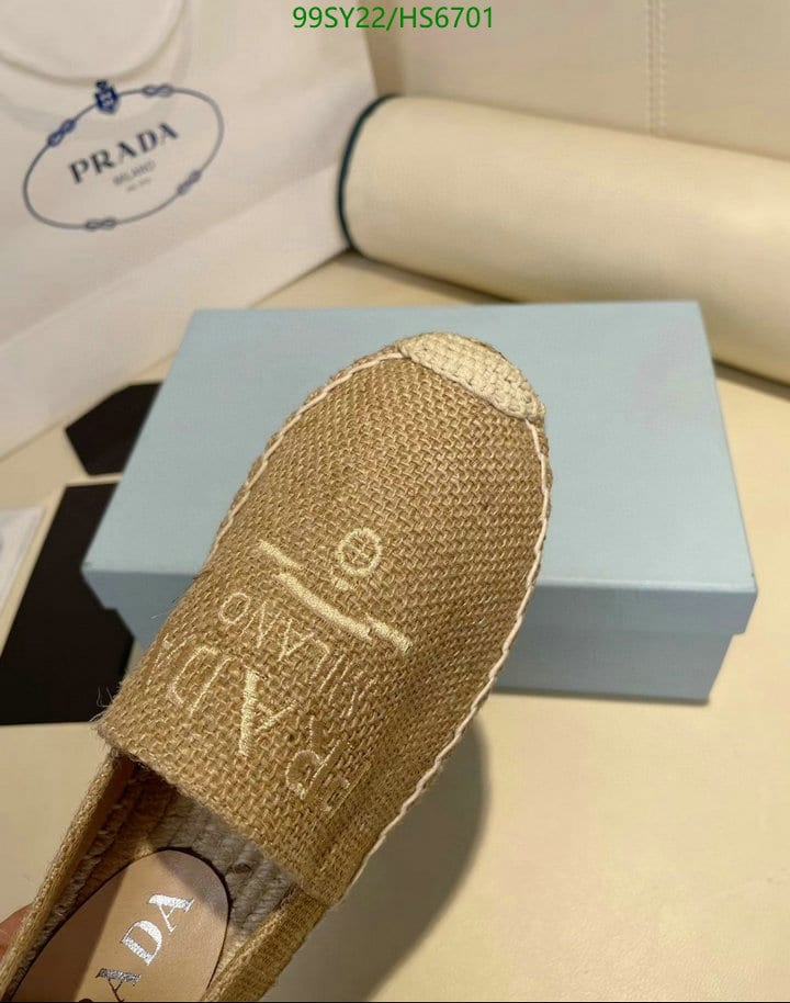 Prada Linen Espadrilles Beige view 8