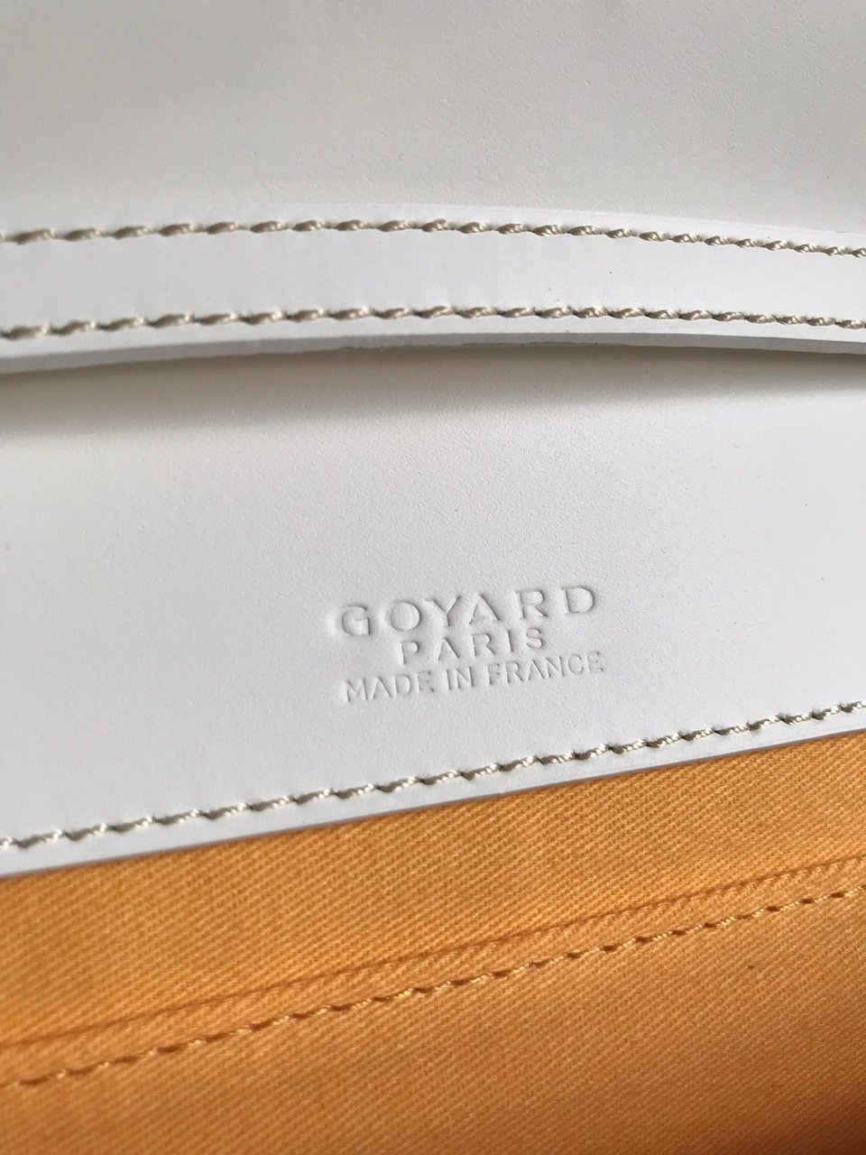 Goyard Monte-Carlo Pm Clutch 25 Cm White Goyardine Canvas view 7