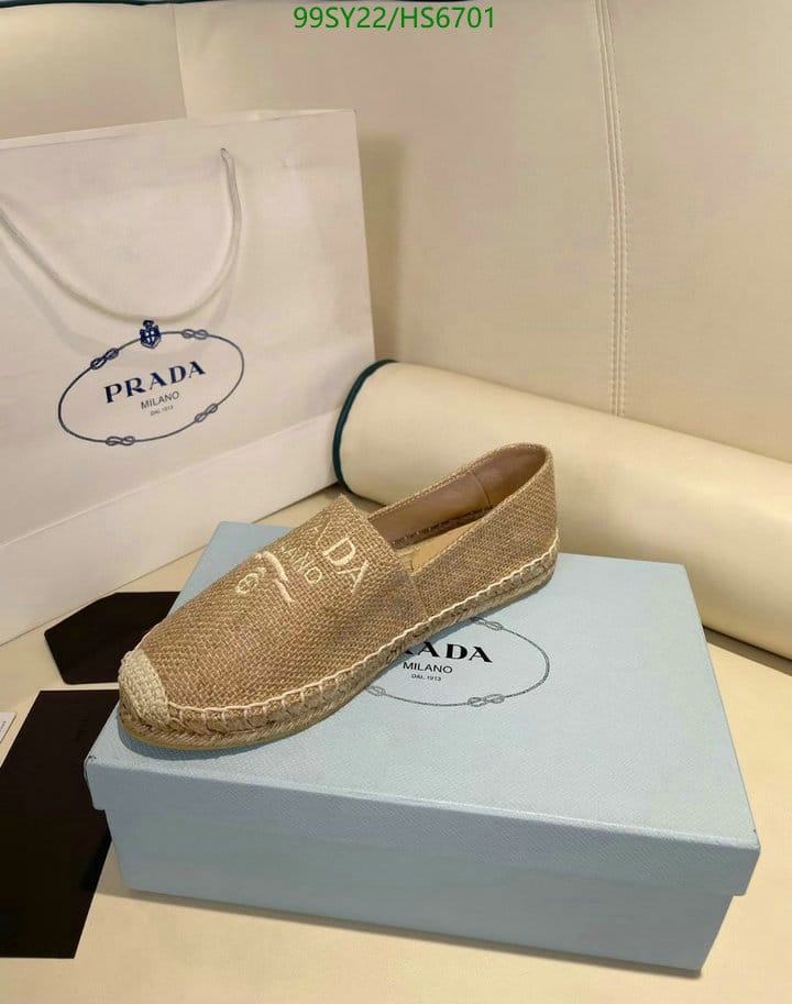 Prada Linen Espadrilles Beige view 7