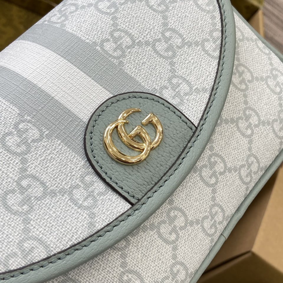Gucci Monogram Textured Dollar Mini Ophidia view 4