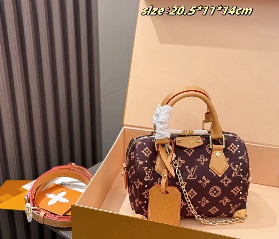 Louis Vuitton Speedy Trunk 20-Pack Box Bag Monogram Origine 16 cm M28102 view 2