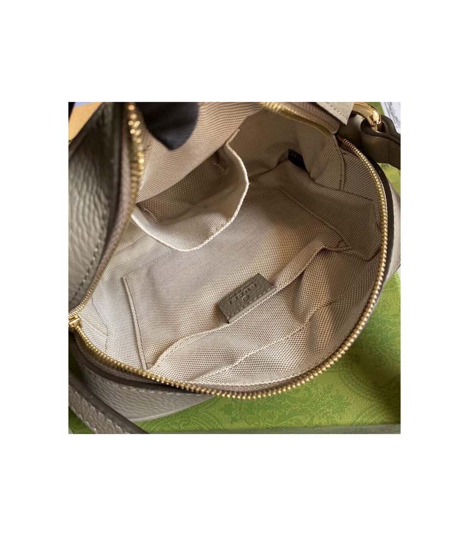 Gucci Soho Small Leather Disco Bag Grey view 11