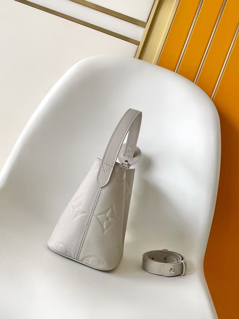 Louis Vuitton All In BB Bag Brume Grey 16cm M28342 view 5