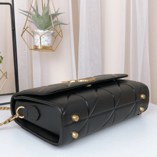 Saint Laurent Niki Chain Bag Purchase Leather Gold Hardware Black view 6