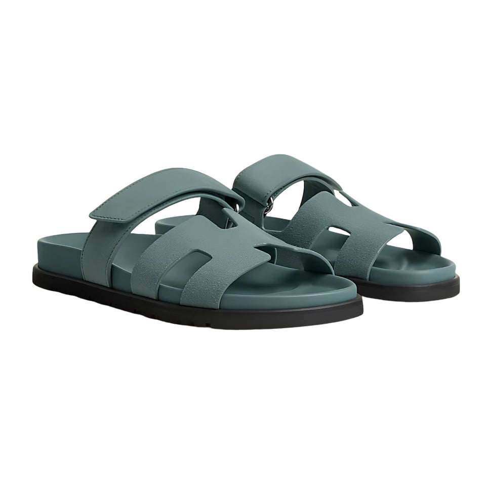 Hermes Chypre Sandal Bleu Tonnerre Color Goatskin H222297Z