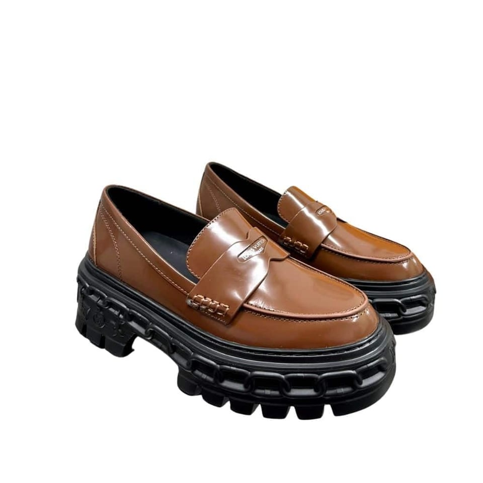 Louis Vuitton Lv Record Loafer Brown view 2