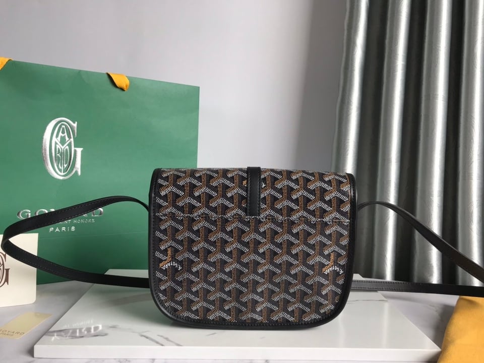 Goyard Belvedere Pm Bag 21Cm Black Canvas view 4