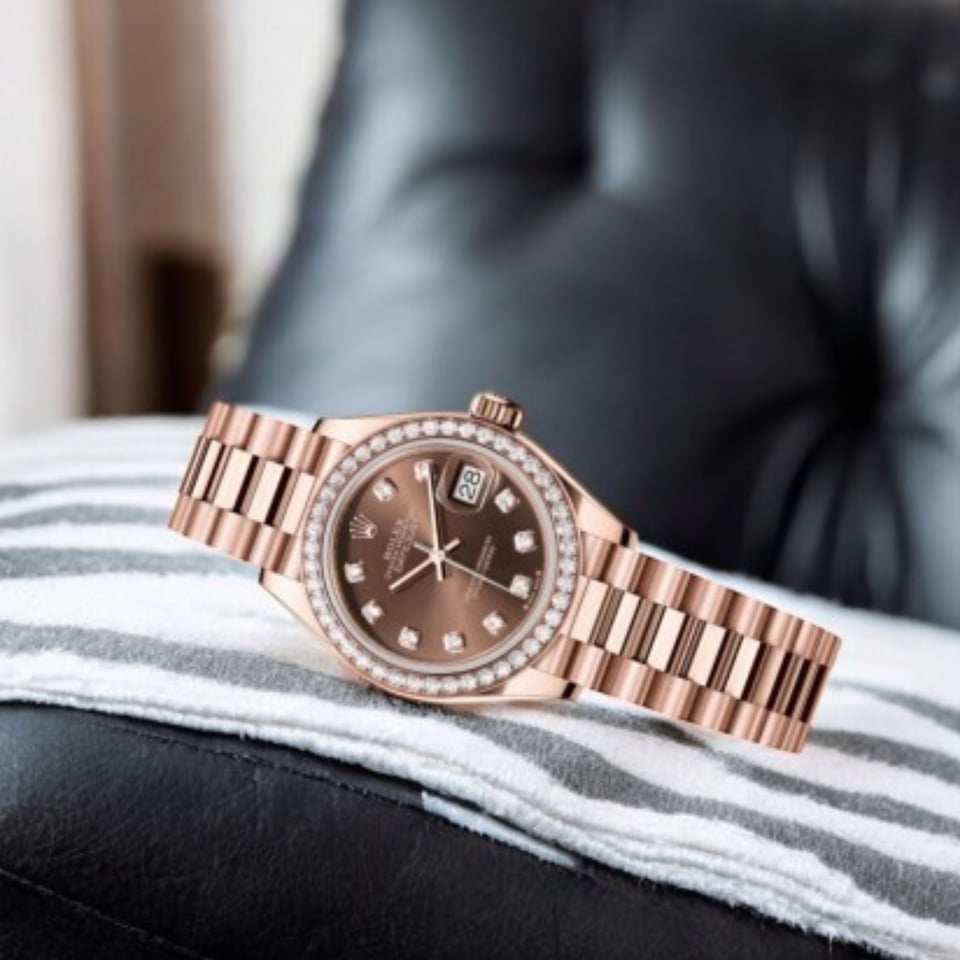 [Superclone] Rolex Oyster Perpetual 34mm Brown Stone Oyster 124245RBR view 4