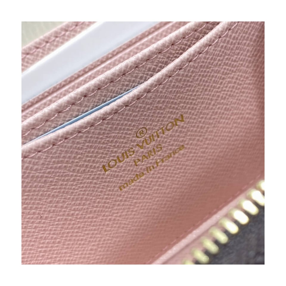 Louis Vuitton Damier Ebene Zippy Coin Purse Pink view 10