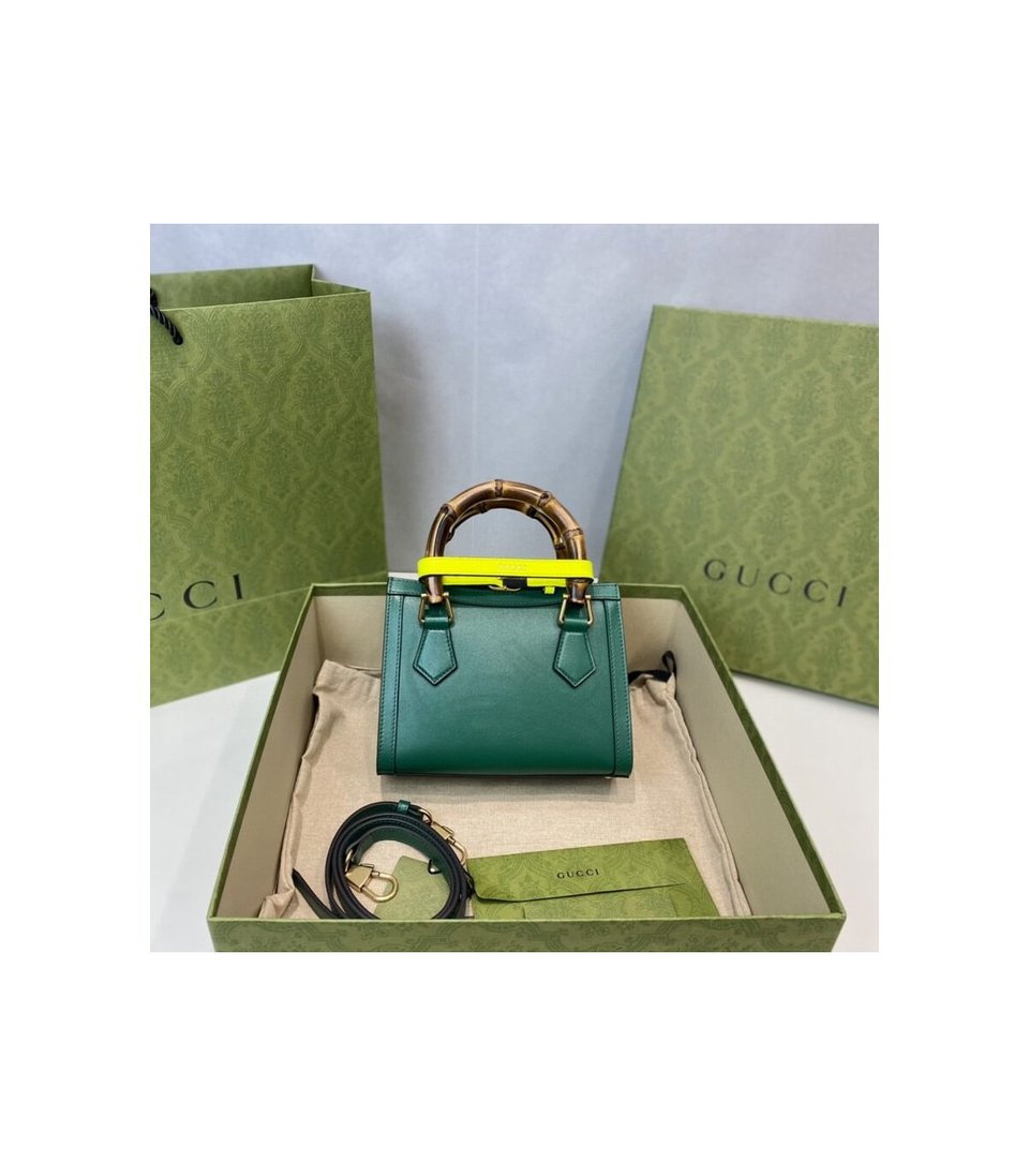 Gucci Diana Mini Tote Bag Green view 13