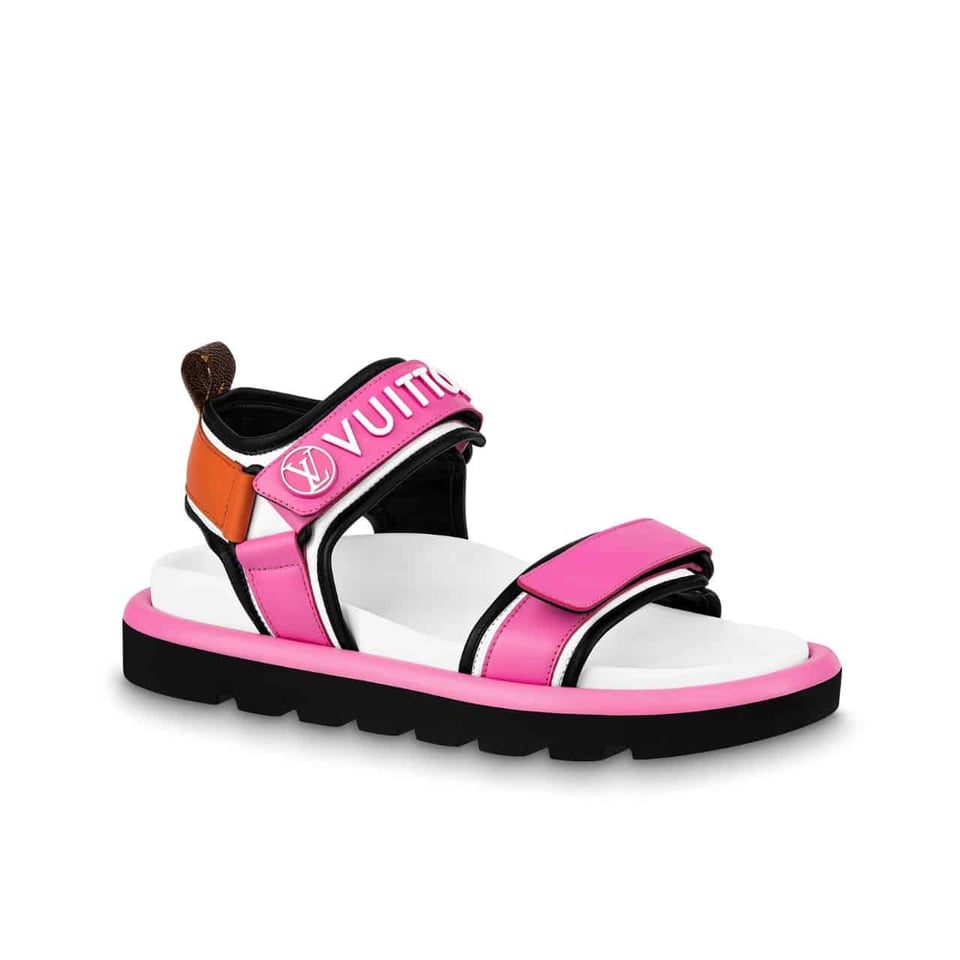 Louis Vuitton Pool Pillow Comfort Sandals Pink 1A9Oci view 2