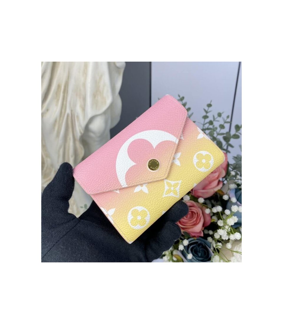 Louis Vuitton Victorine Wallet Pink view 3