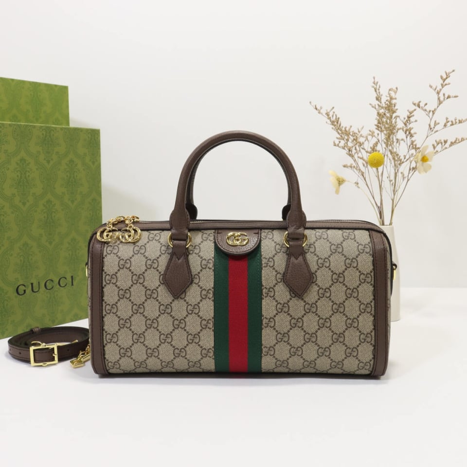 Gucci Ophidia GG Canvas Medium Top Handle Shoulder Bag 32cm/12.6in view 5