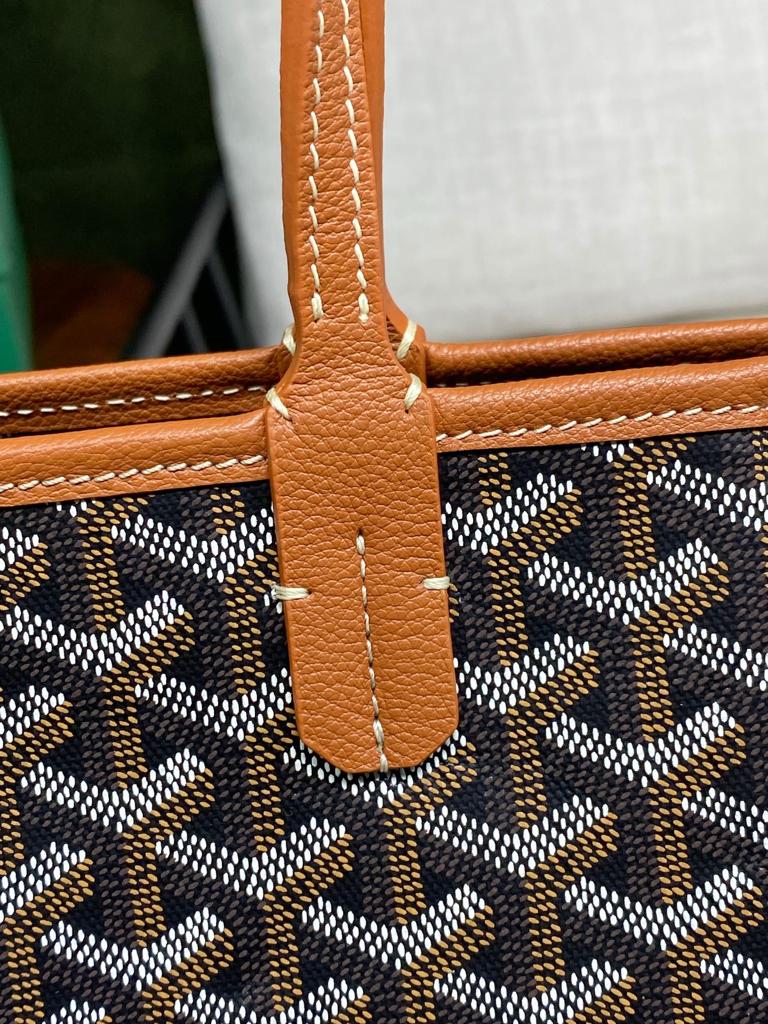 Goyard Artois PM Tote Bag 40Cm Black And Tan Canvas view 11