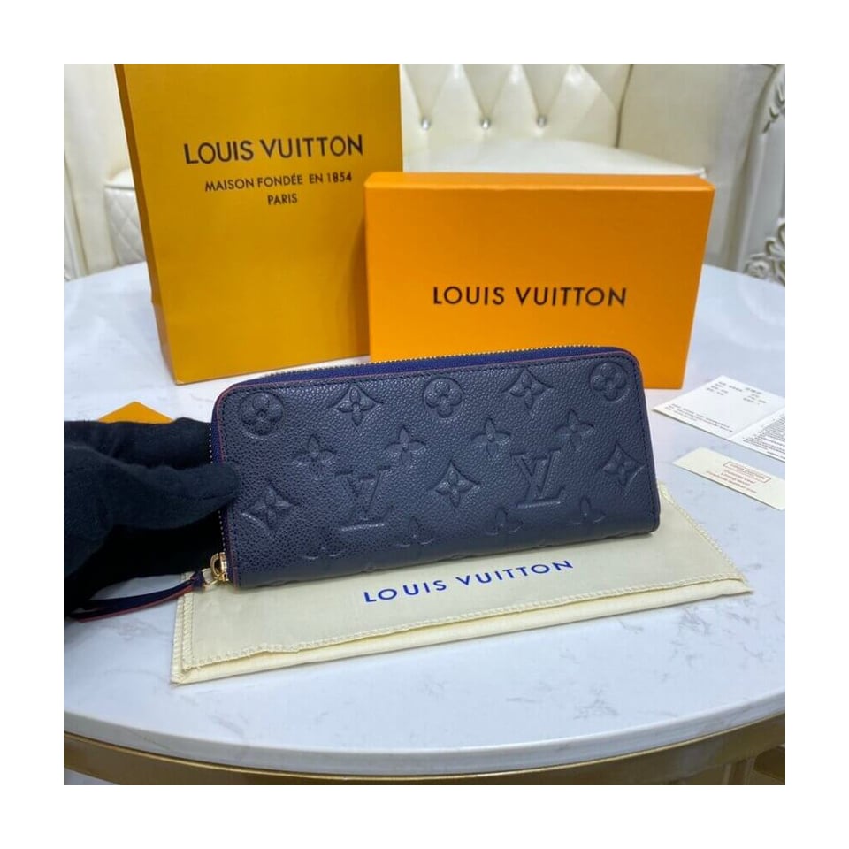 Louis Vuitton Monogram Empreinte Leather Clemence Wallet M69415 view 3