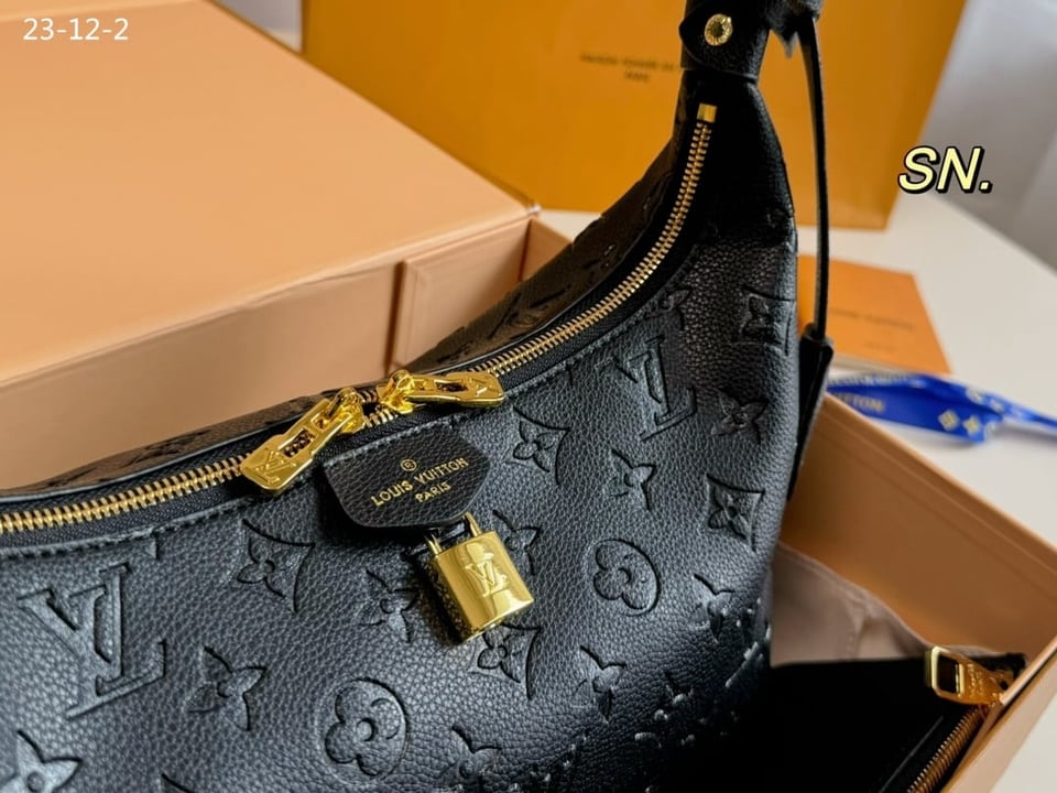 Louis Vuitton Sac Sport Bag Monogram Empreinte Black 26Cm M46610 view 5