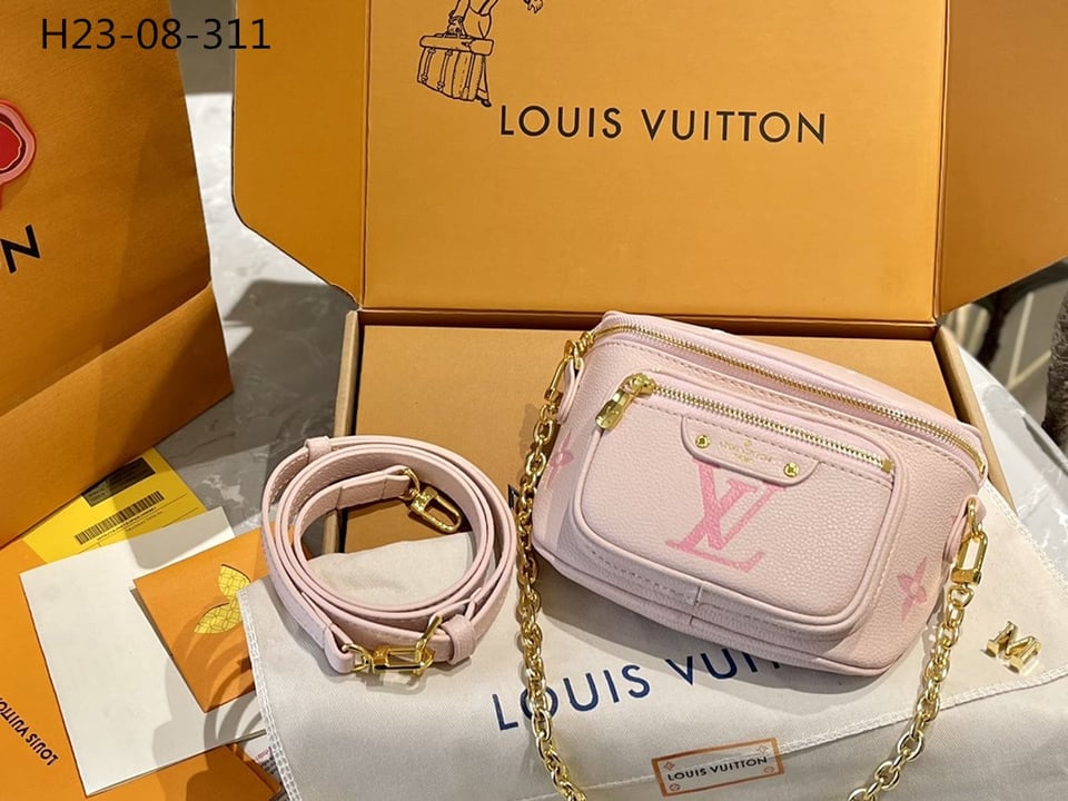 Louis Vuitton Mini Bumbag Pink 18Cm M82347 view 3