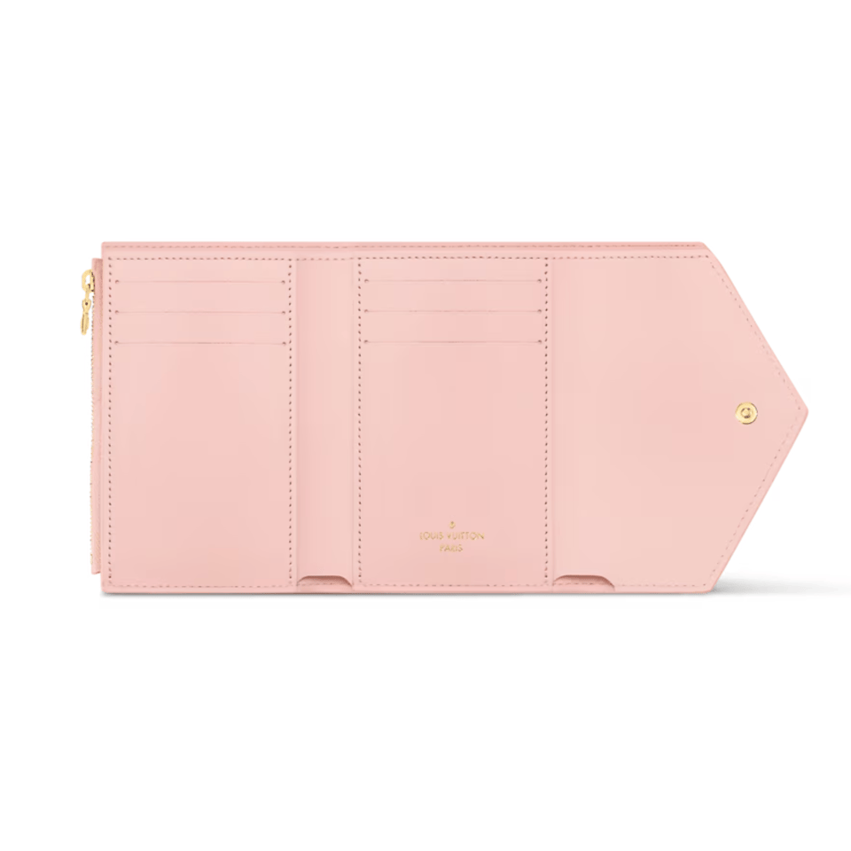 Louis Vuitton Pink Victorine Wallet For Women 12cm M11755 view 5