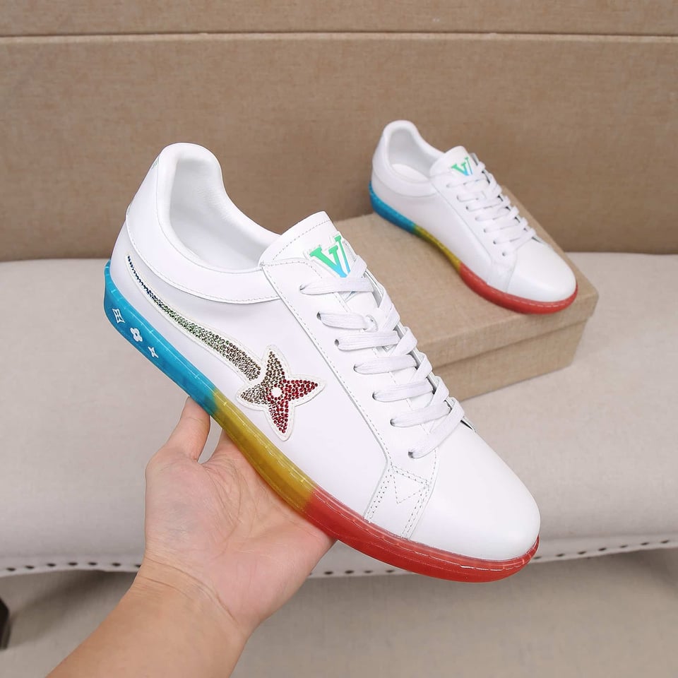 Louis Vuitton Luxembourg Samothrace Sneaker White 1A9G05 view 10