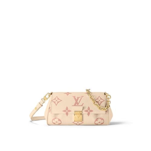 Louis Vuitton Favourite Bag Cream Beige 24Cm