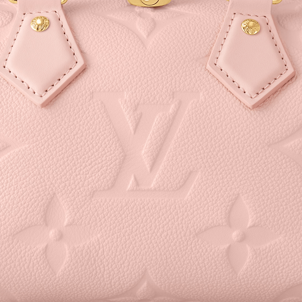 Louis Vuitton Speedy Bandoulière 20 Monogram Empreinte Opal Pink 20.5cm M47136 view 6