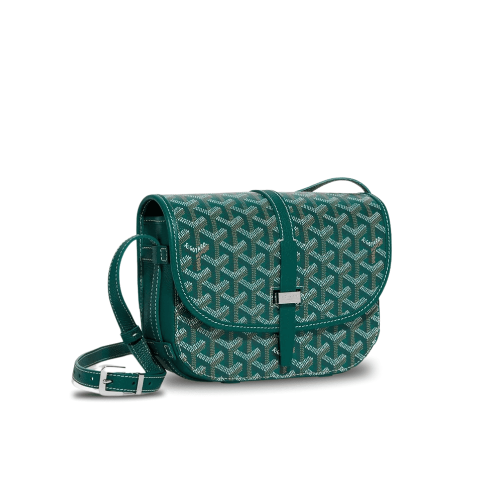 Goyard Belvedere Pm Bag 21Cm Green Canvas view 2