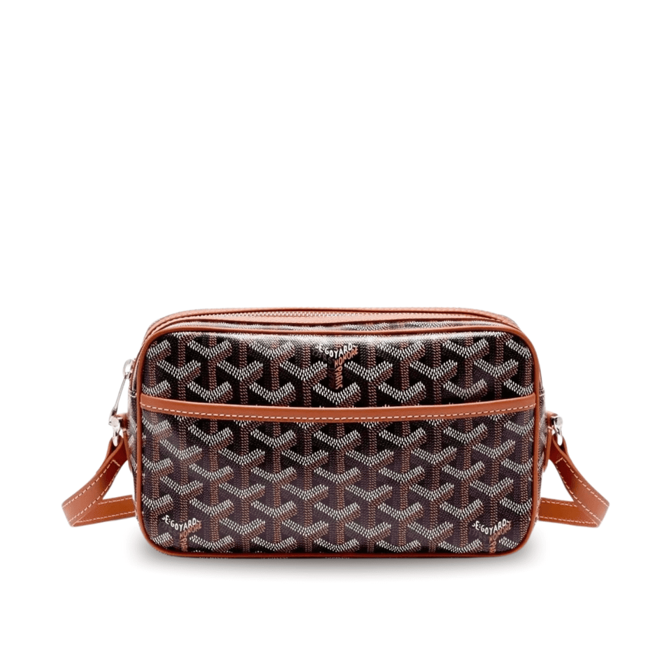 Goyard Cap-Vert Pm Bag 23X8X14Cm Black And Tan Canvas view 2