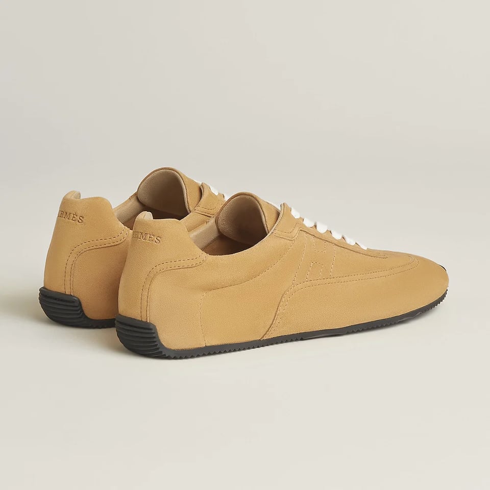 Hermes Master Sneakers Alabaster Beige Color Goatskin H261880ZHVD390 view 4