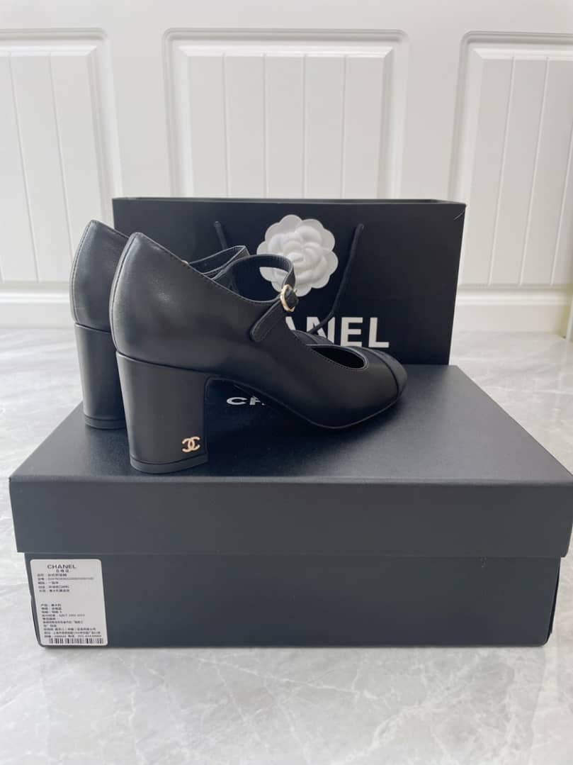 Chanel Mary Janes Black G45118 B14015 94305 view 6