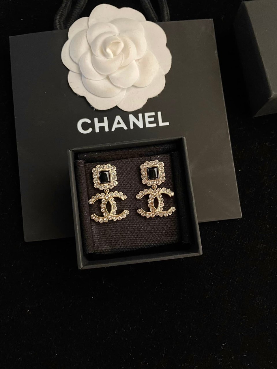 Chanel Cc Earrings view 6