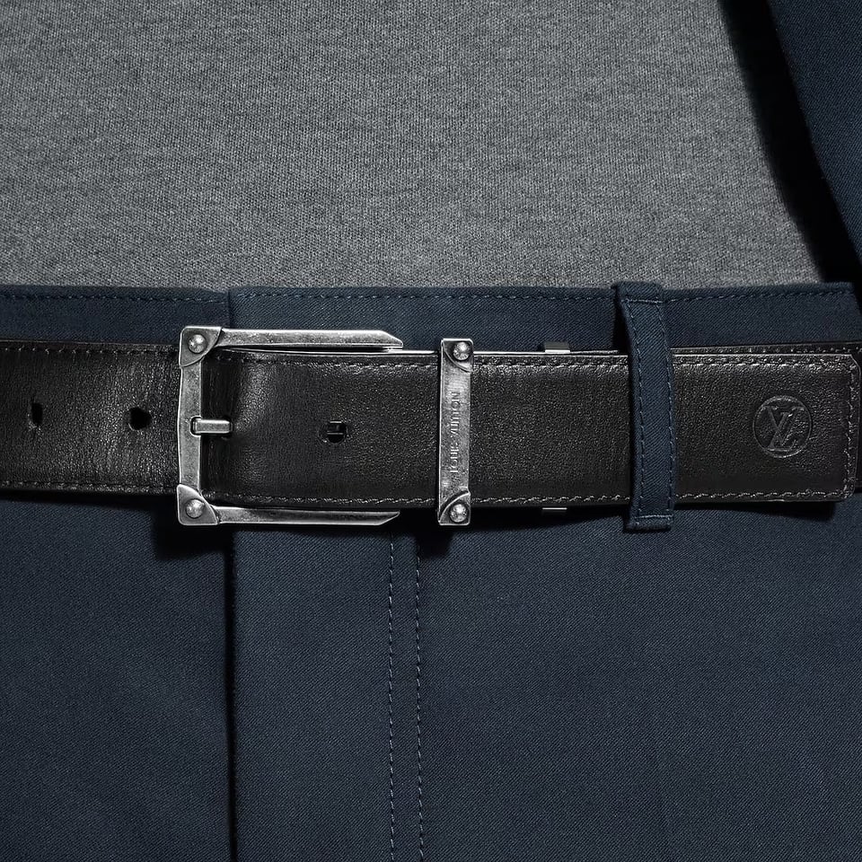 Lv Corner Pin Trunk 35mm Reversible Belt M4672U view 4