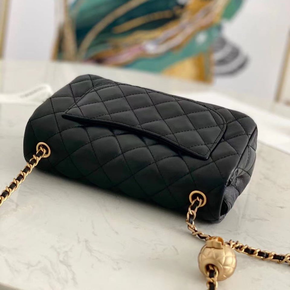 Chanel Shoulder Bag Black 20Cm/7.9in Ap1787 view 6