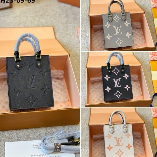 Louis Vuitton Petit Sac Plat Monogram Grey 17Cm view 4