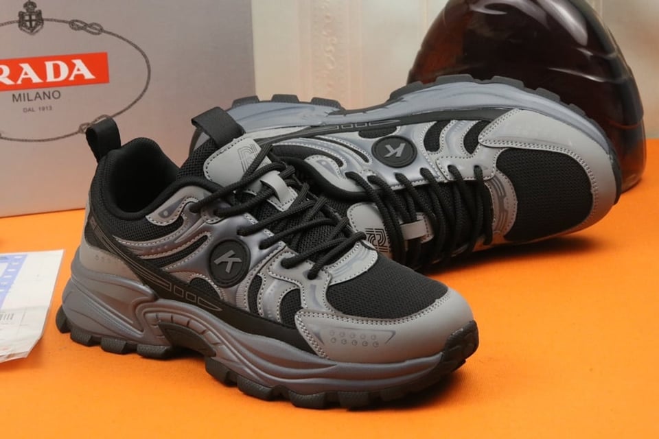 Prada Sport Running Sneaker In Black view 6