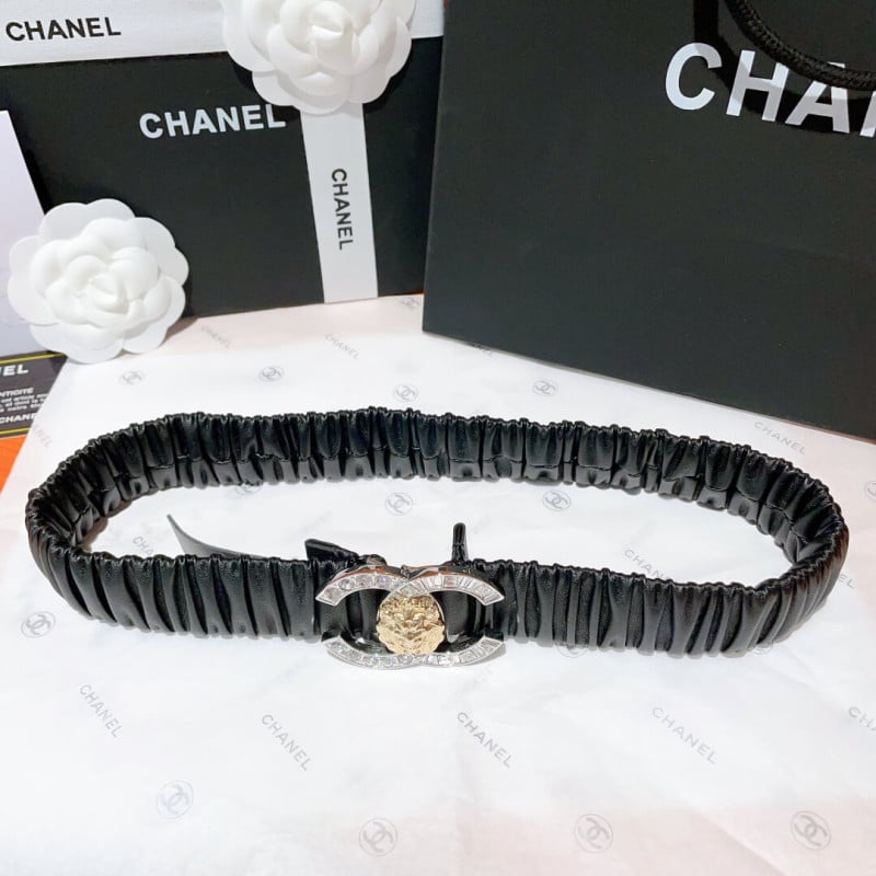 Chanel Elastic Waistbelt Black AA9142 view 7