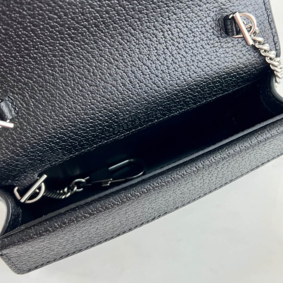 Gucci Dionysus GG Super Mini Bag in Black view 13