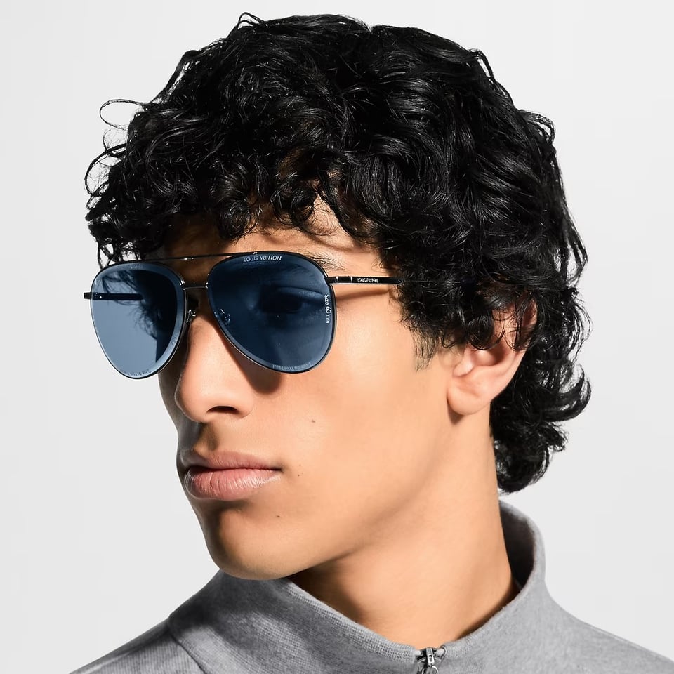 Louis Vuitton Super Vision Light Pilot Sunglasses Z3406U view 5