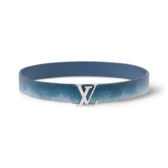 Lv Initiales Monogram Pigment 40mm Reversible Belt M4723V