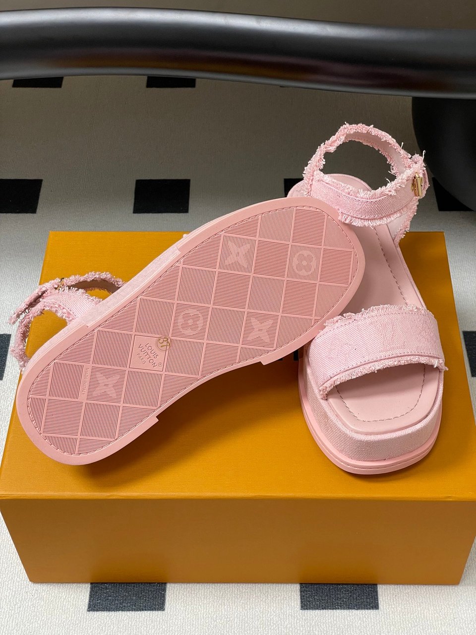 Louis Vuitton By The Pool Maya Flatform Sandal Pink view 7