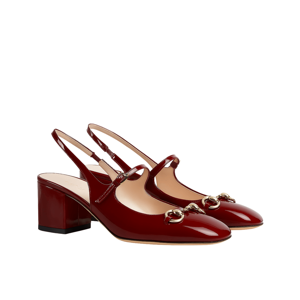 Gucci Women’S Horsebit Pump Red Leather 801893 Bnc80 6207 view 2