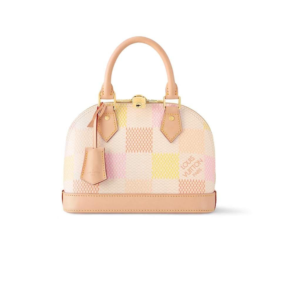 Louis Vuitton Alma Bb Damier Canvas Peach 23Cm N40516 view 2