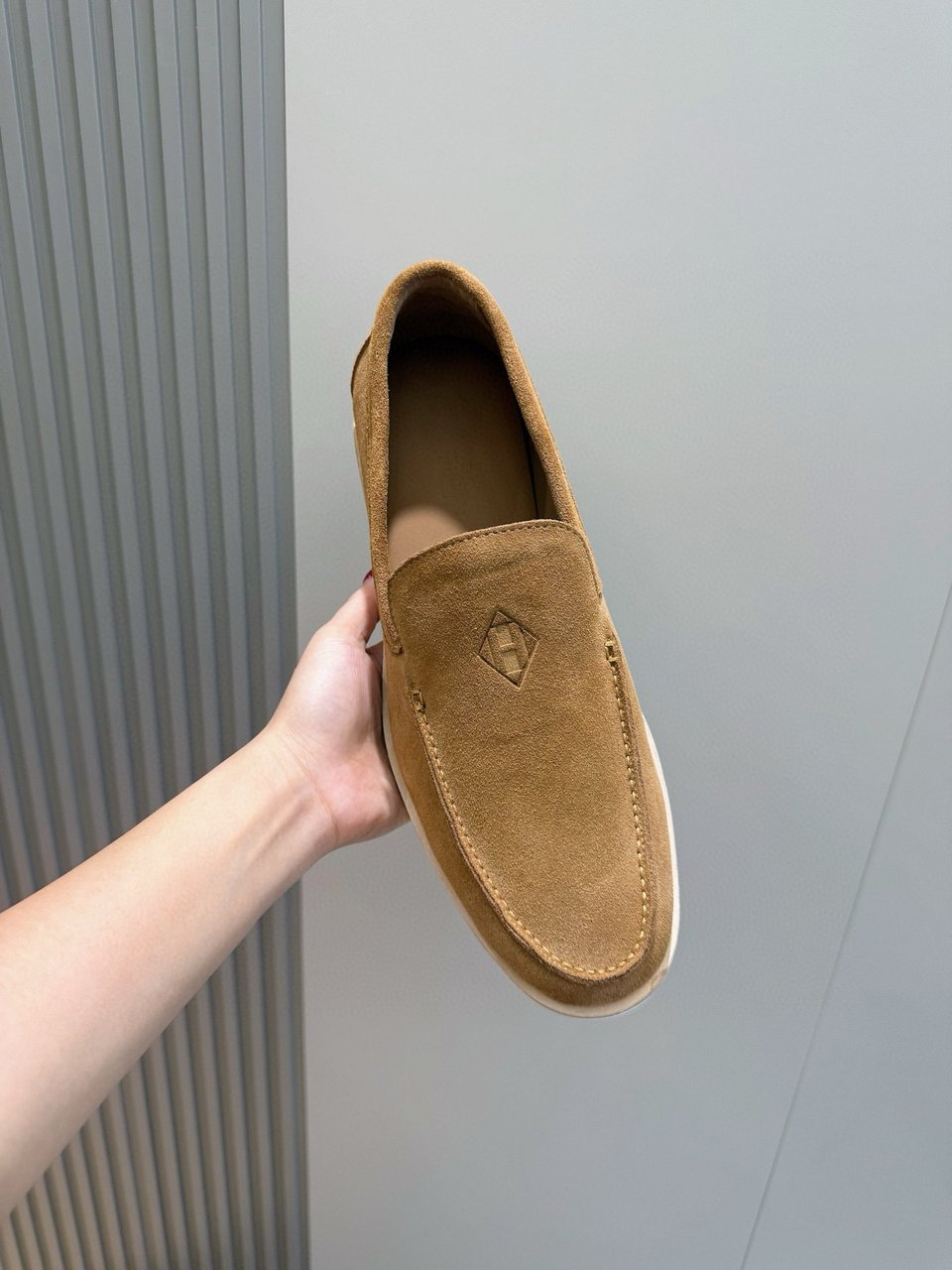 Hermès Brown Suede Loafers- Shoes for Men view 6