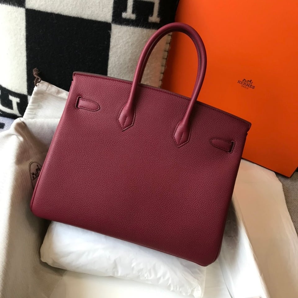 Hermes Birkin 35Cm Bag Jam Togo Gold Hardware view 4