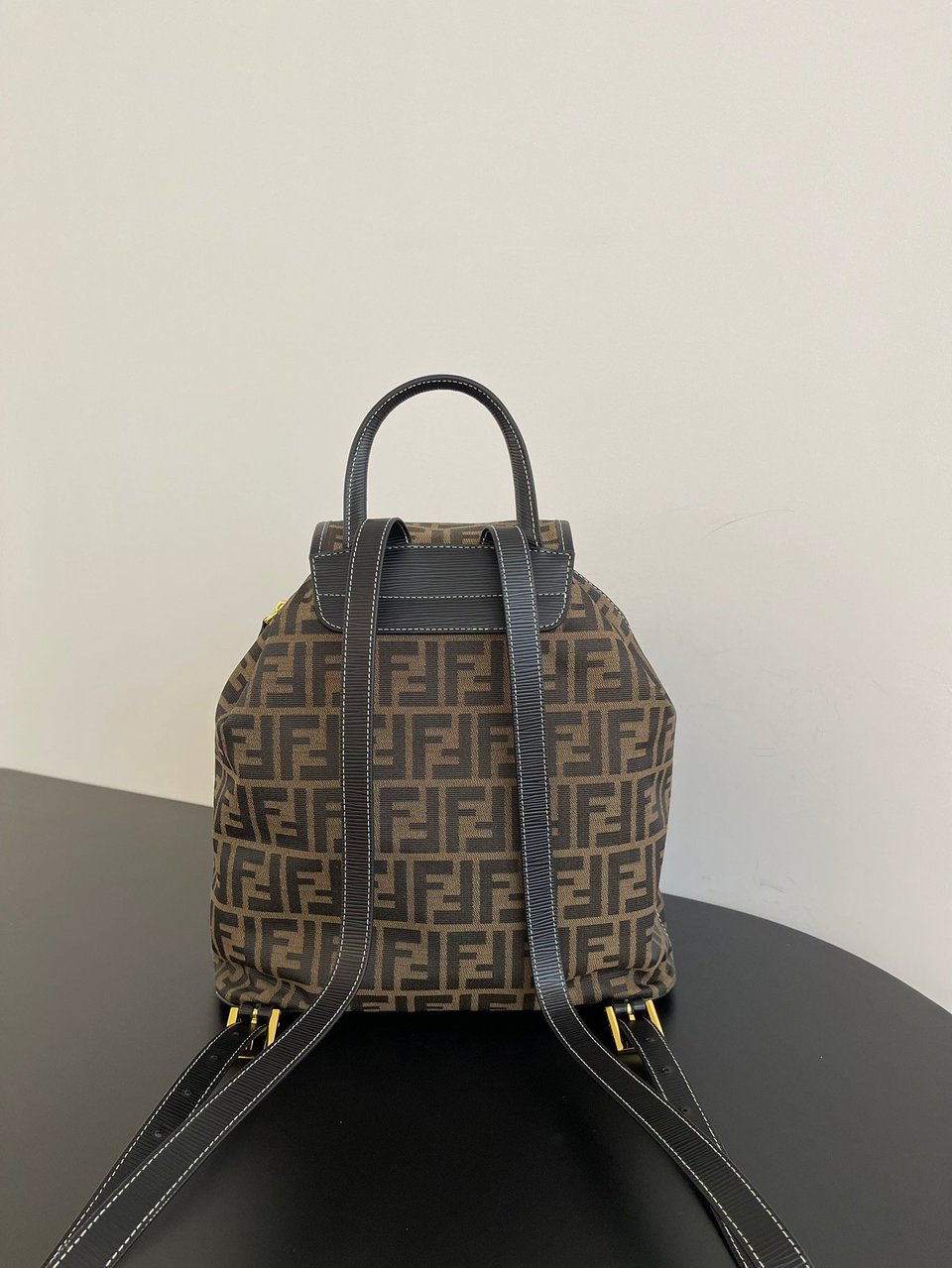 Fendi Zucca Brown Canvas Backpack 38cm view 11