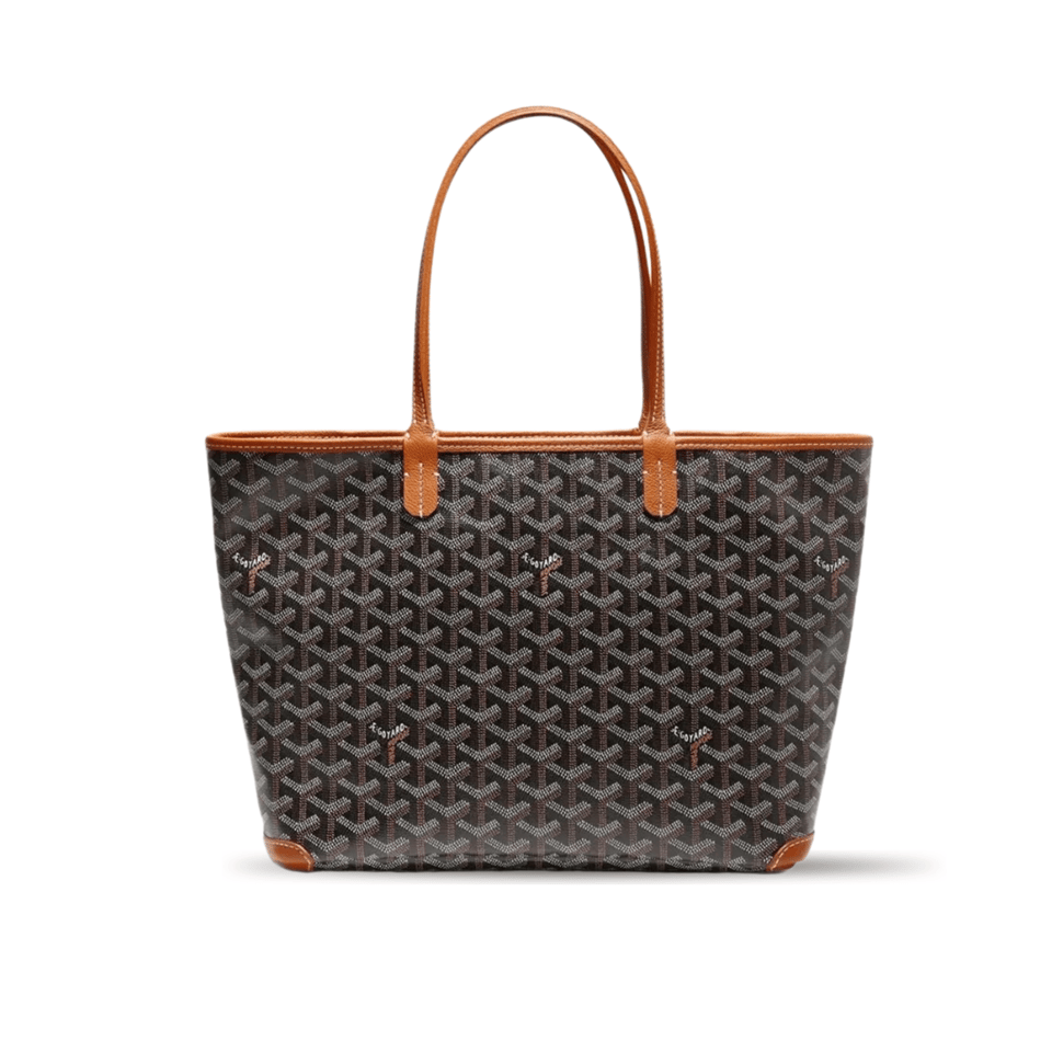 Goyard Artois PM Tote Bag 40Cm Black And Tan Canvas view 2