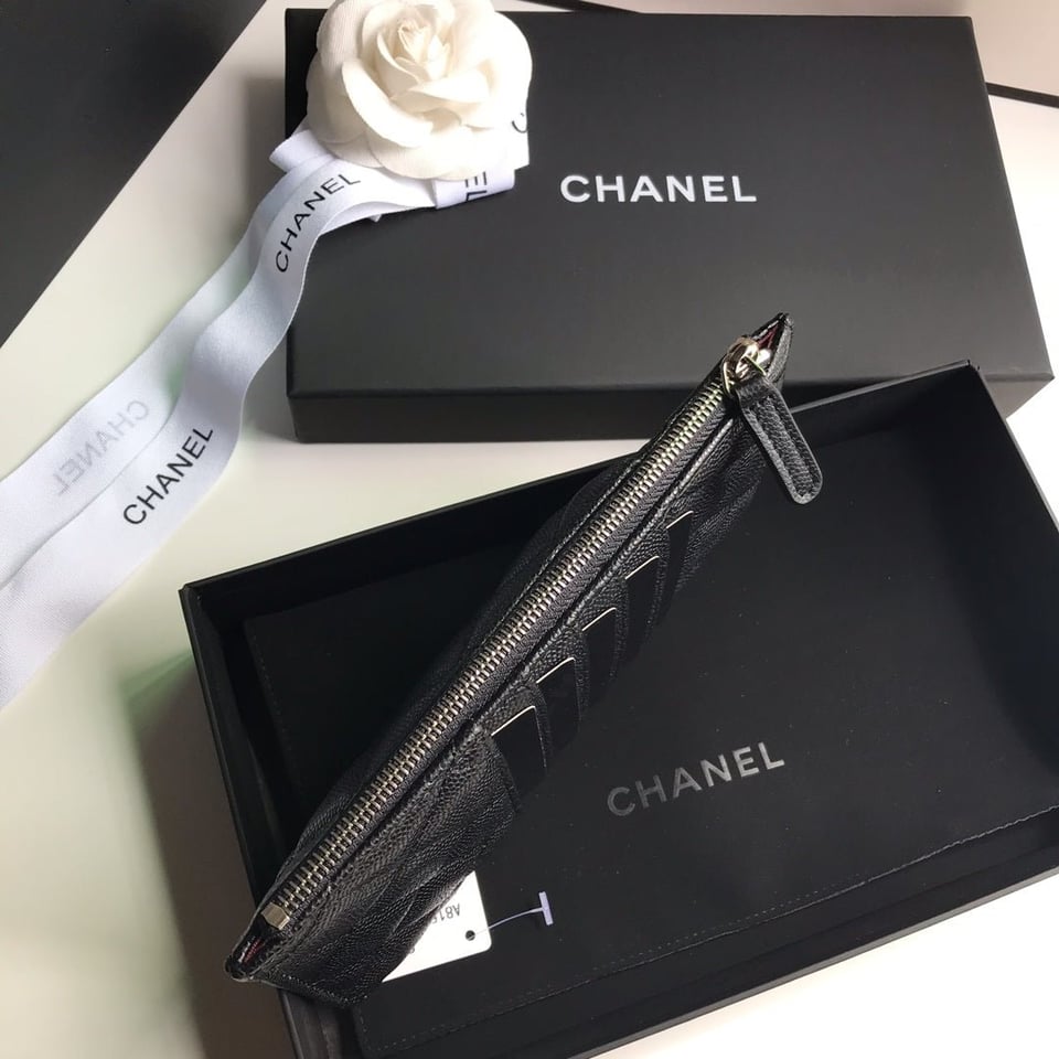 Chanel Mobile Purse 19.5 Black Grained Calfskin Icon view 10